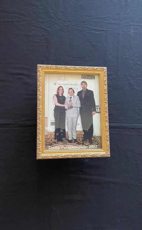 Quadro com fotografia de Jurema Ortiz Porto