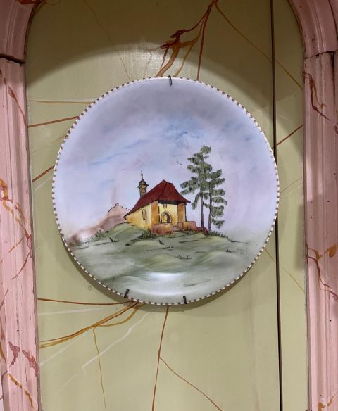 Prato de porcelana