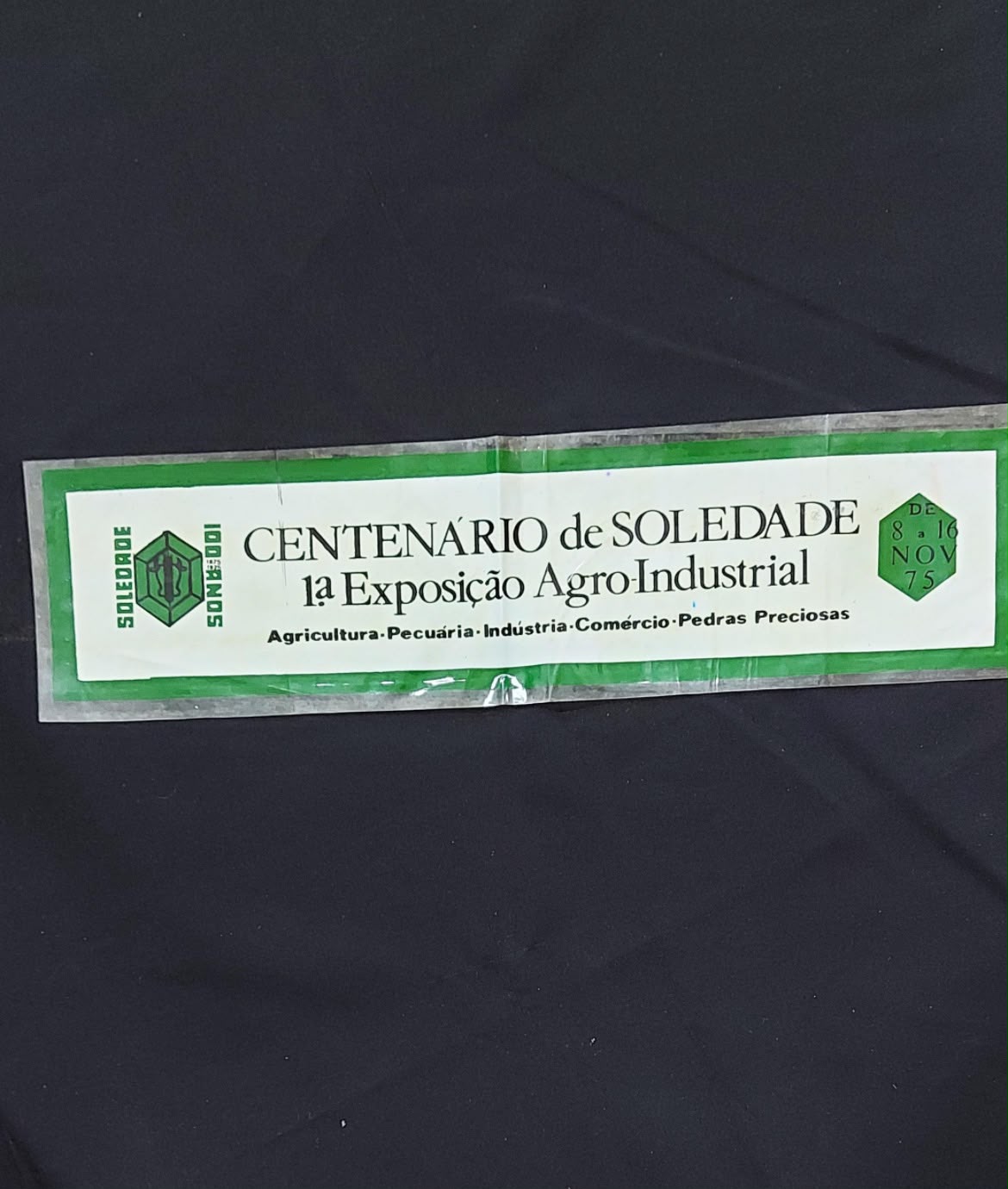 Adesivo centenário de Soledade
