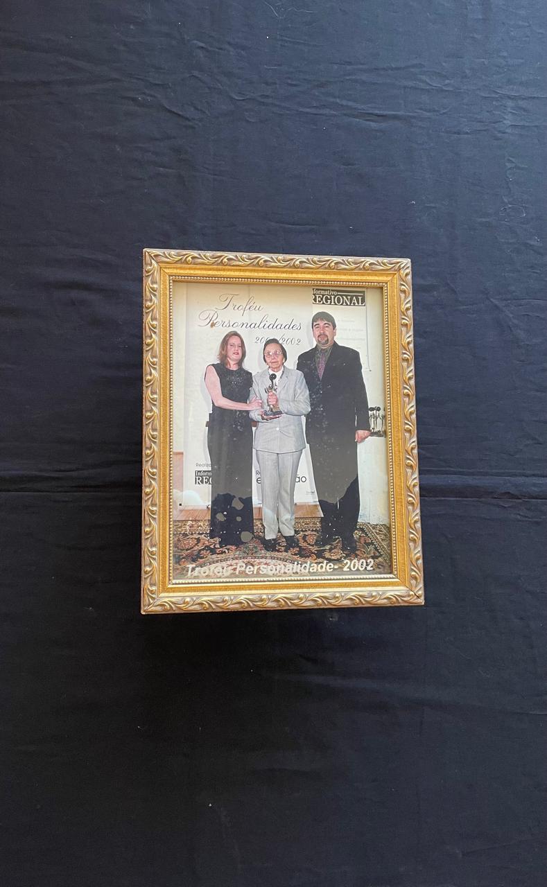 Quadro com fotografia de Jurema Ortiz Porto