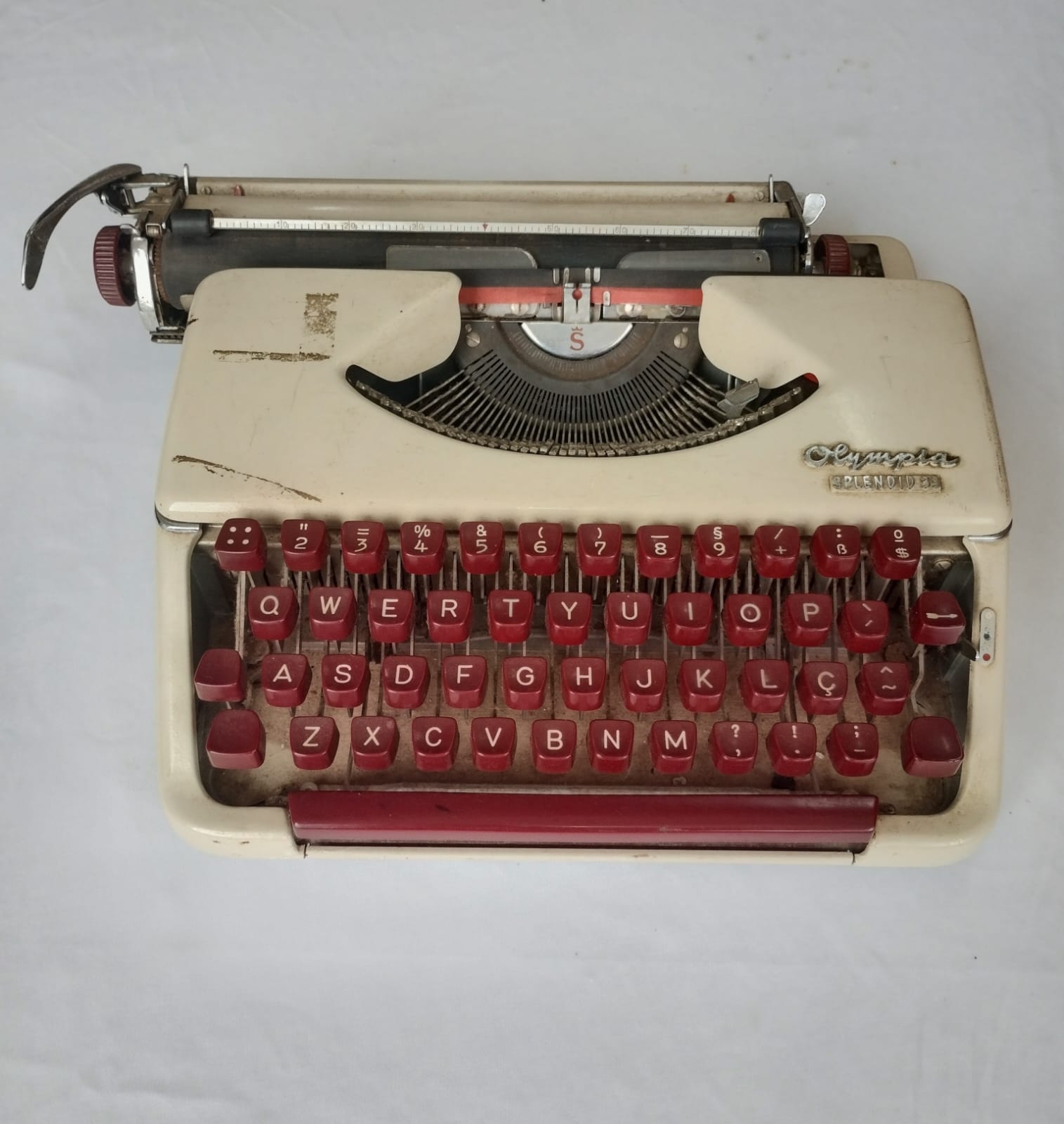 Máquina dedatilografia