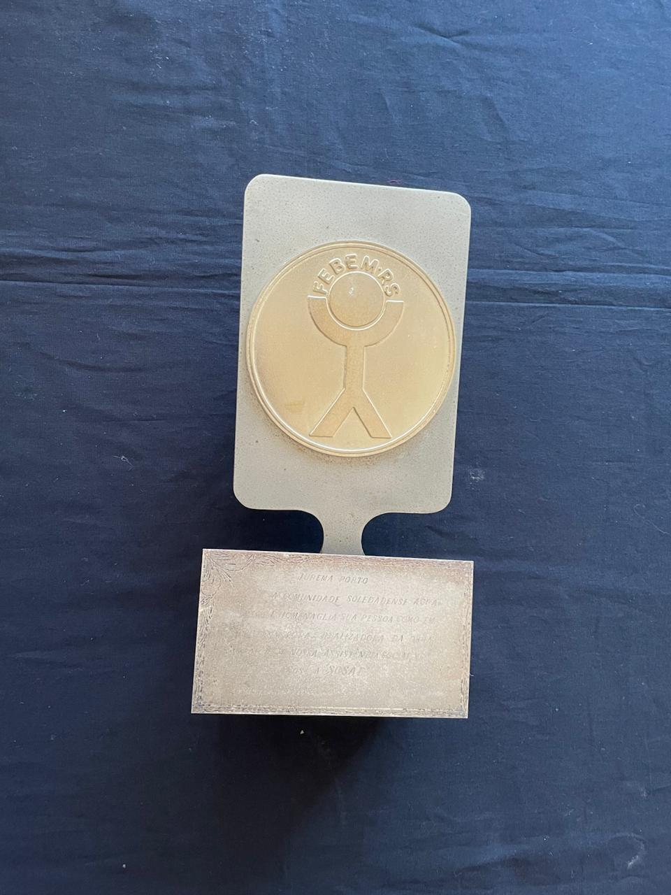 Placa Homenagem da FEBEM à SOSAD