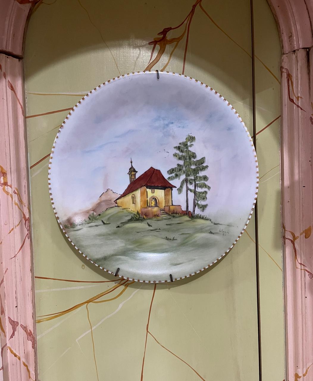 Prato de porcelana